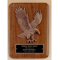 Airflyte Collection Plaque w/ Antique Bronze Relief Eagle (7"x9")